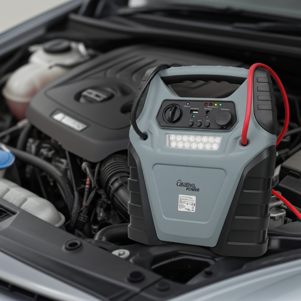 5-in-1 Powerbank mit Starthilfe Booster & Luftkompressor – 12V, 20Ah, 1000A, 150 PSI – leistungsstark, mobil & vielseitig – für Auto, Motorrad & Outdoor