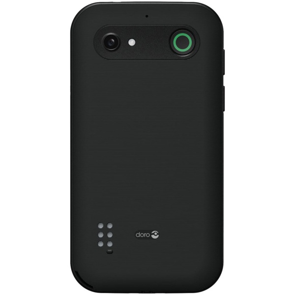 Doro Leva E10 LTE Tastatur-Handy - Seniorenhandy mit Notruf, Ladestation, Kamera, Taschenlampe & Radio für einfache Bedienung, Schwarz