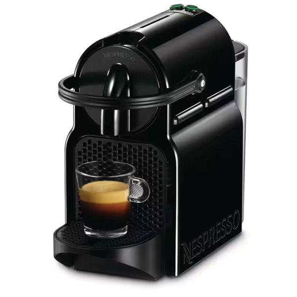 DeLonghi Nespresso Inissia Kaffeemaschine Schwarz: Für die schnelle Zubereitung von leckerem Espresso und Kapselkaffee direkt zuhause