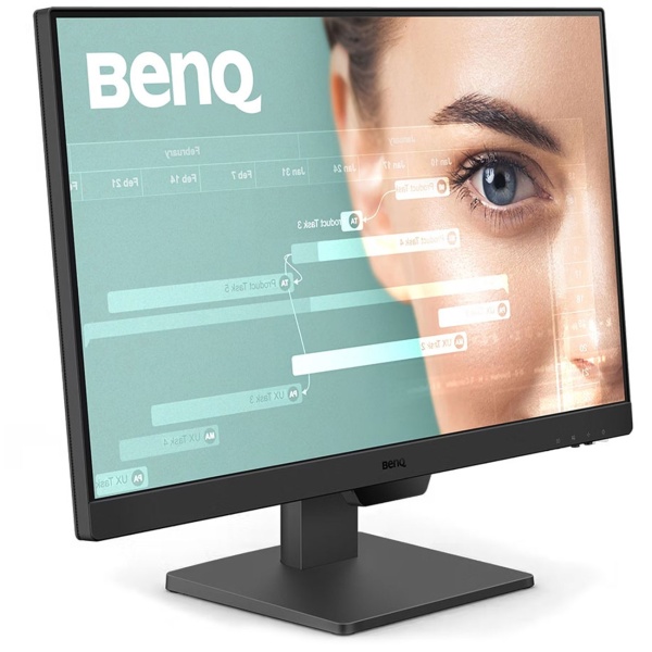 BenQ GW2490 24 Zoll 16:9 Full HD Monitor mit IPS Panel, 100Hz und Lautsprecher, HDMI, DisplayPort  - PC Bildschirm für Home Office & Büro, Schwarz