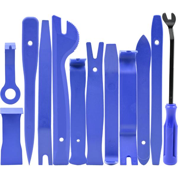Praktisches 12-teiliges Zierleistenkeile-Set für Auto, Möbel & Renovierung – ideal zum schonenden Entfernen von Verkleidungen, Clips & Leisten