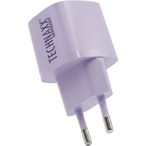 2er-Set 30W GaN Mini Schnellladegerät: 6-mal schnelleres Laden, USB C & A Netzteil - Leistungsstarkes kompaktes Ladegerät, Lila