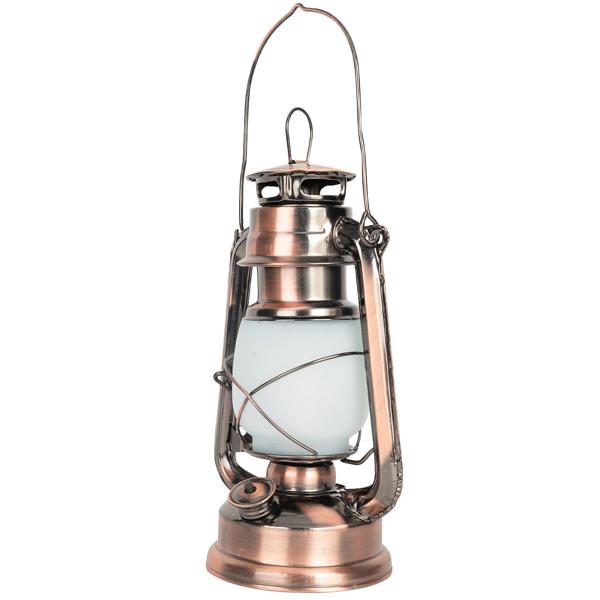 2er-Set Retro-LED-Sturmlaterne (Bronze, 25cm) mit realistischer Flammenoptik – Klassische Laterne mit modernster LED-Technik, batteriebetrieben