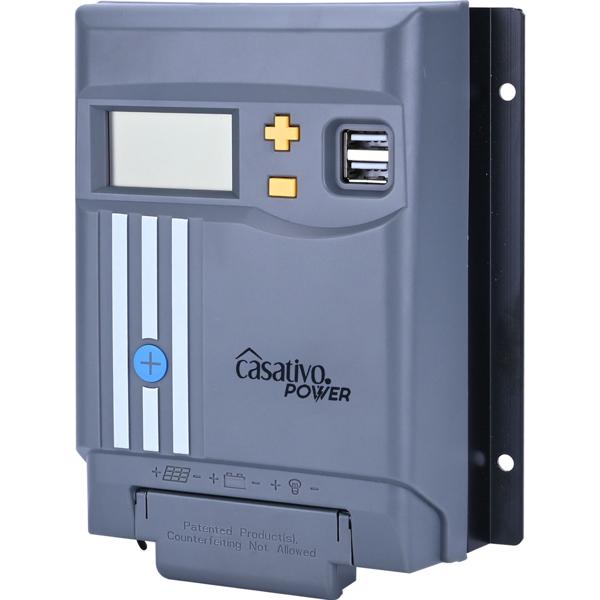 2er-Set MPPT Solarladeregler für 12V/24V Batterien - Max. Solar-Effizienz & Schutz - 20A Ladestrom - LCD-Display - 2 USB-A Ports für Wohnmobile, Boote