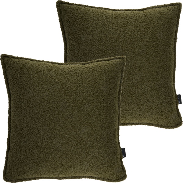 2er-Set Heizkissen 45x45 cm für Rücken, Schulter & Nacken: Angenehm, elektrisch und warm: Gemütliches Wärmekissen mit Powerbank, Grün