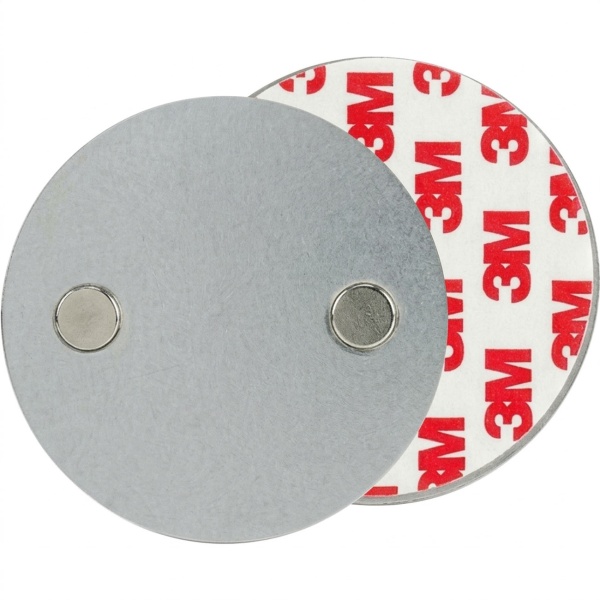 Rauchwarnmelder Schnellbefestigung magnetisch, Rauchmelder Magnethalterung mit 3M Klebepads, Montage ohne Bohren, für Melder Ø 8 cm