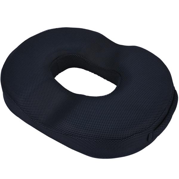 Ergonomischer Gel Sitzring aus Memory-Gel-Schaum, Komfort Sitzpolster entlastet Becken, Rücken und Steissbein, für Stuhl, Bürostuhl oder auch im Auto