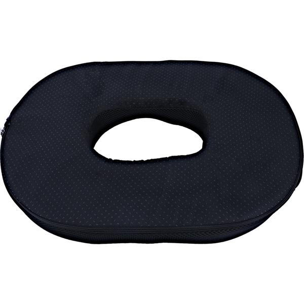 Ergonomischer Gel Sitzring aus Memory-Gel-Schaum, Komfort Sitzpolster entlastet Becken, Rücken und Steissbein, für Stuhl, Bürostuhl oder auch im Auto
