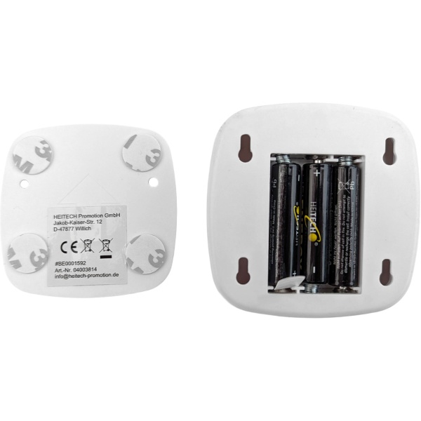 LED Nachtlicht mit Dämmerungs- und Bewegungssensor, kompakt, 30 Lumen Warmweiss, Orientierungslampe, 120°, inkl. 3x AAA & Montagematerial