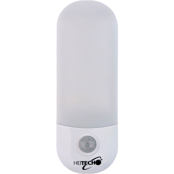 LED-Sensorlicht wiederaufladbar mit 12 LEDs, 60 Lumen Warmweiss, Bewegungssensor bis 3 m und 120°, Akku-Nachtlicht, USB-C, Wandmontage