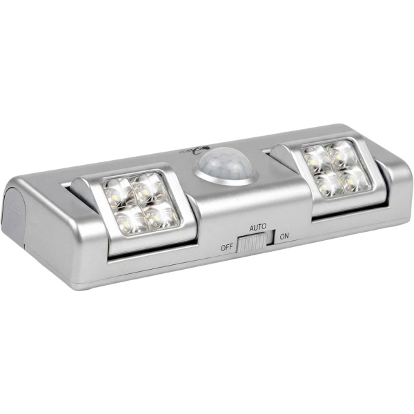 LED-Lichtleiste mit Bewegungsmelder, kabellos und batteriebetrieben, 120° bei 4 m, einstellbare Lichtstrahlung, Unterbauleuchte