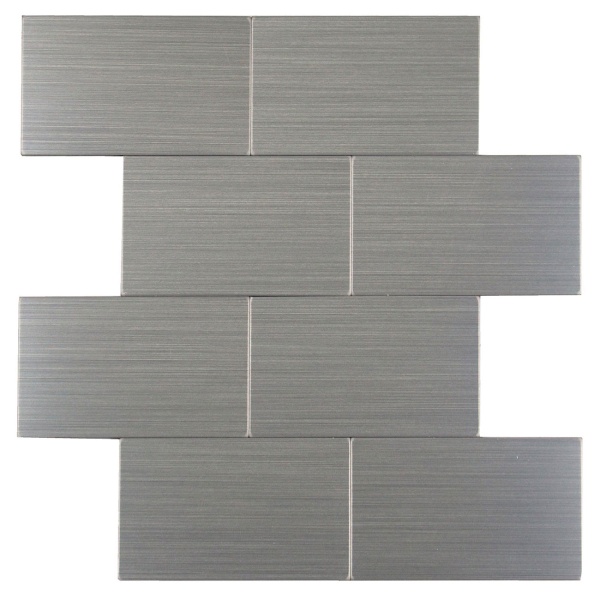 Fliesenaufkleber Selbstklebend, Chrome - 4 Stück, 25x25 cm SPC Wandfliesen Wasserfest - Fliesen Küche Bad Wand