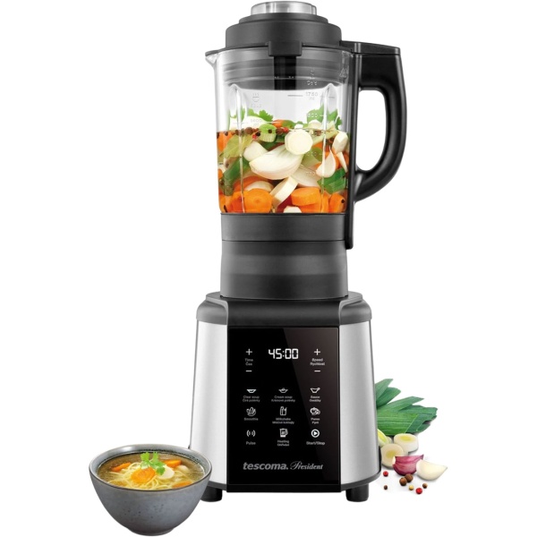 Multifunktions Suppenbereiter mit Mixfunktion & Kochboden, 1,75 l Volumen, vollautomatischer Suppenkocher, Smoothie Maker & Tischmixer in einem