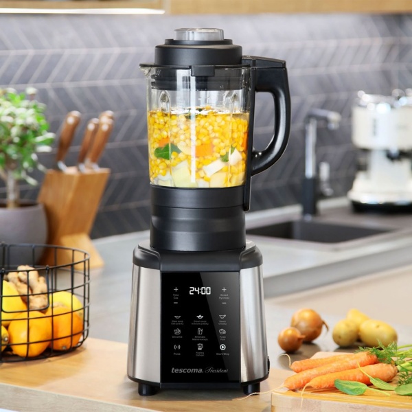 Multifunktions Suppenbereiter mit Mixfunktion & Kochboden, 1,75 l Volumen, vollautomatischer Suppenkocher, Smoothie Maker & Tischmixer in einem