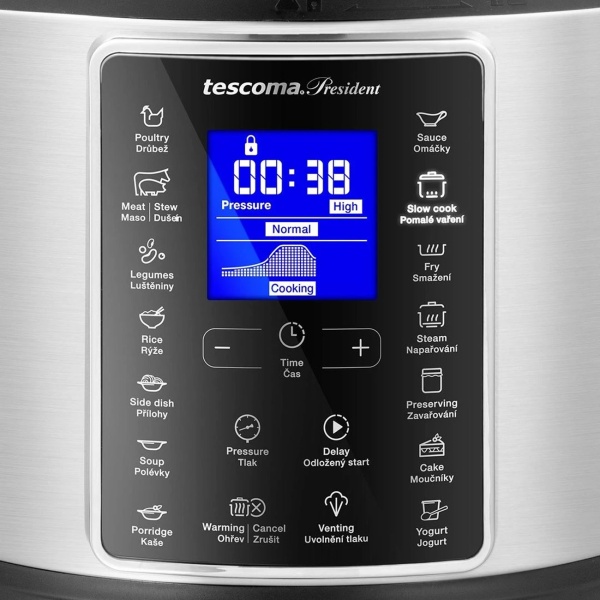 Elektrischer Multi-Schnellkochtopf 5,5L mit Druck & Spezialprogrammen, 14-in-1 Multifunktionstopf mit Rezeptheft & Zubehör, 5.5 Litern
