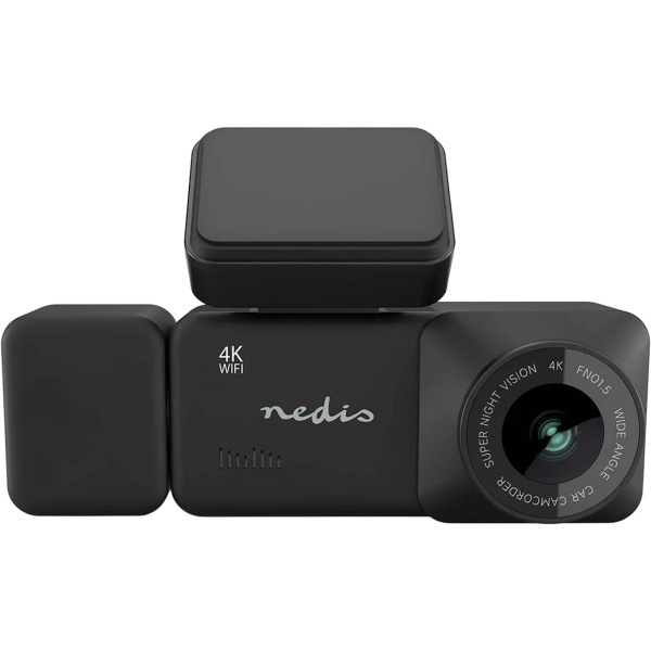 Dashcam 4K mit Innenraumkamera und GPS, Dual Autokamera vorne und innen mit 3,16 Zoll Display, WLAN, Nachtsicht, Parkmodus, Loop-Aufnahme, schwarz