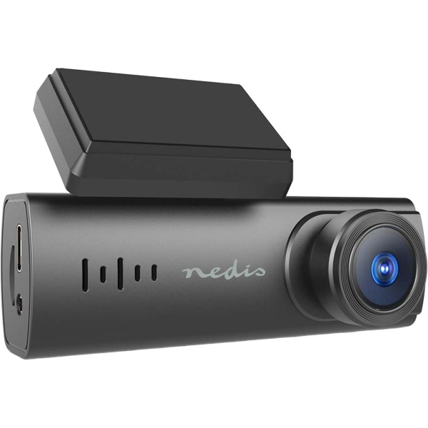 Dashcam 4K mit GPS und WLAN, kompakte Autokamera ohne Display mit 140° Weitwinkel, Nachtsicht, Parkmodus, Loop-Aufnahme und App-Steuerung, schwarz