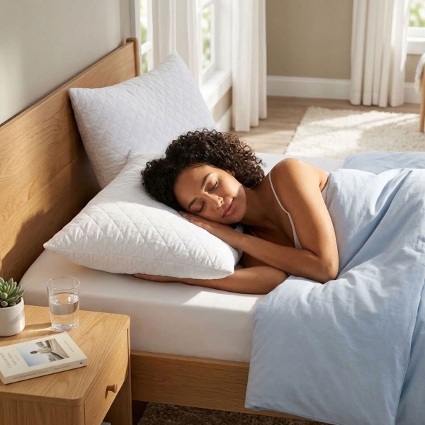 2er-Set Premium Memory Foam Kopfkissen 50x70cm, mittelfest, Mikrofaser atmungsaktiv, passt sich Kopf & Nacken an, für Seiten-, Rücken- & Bauchschläfer