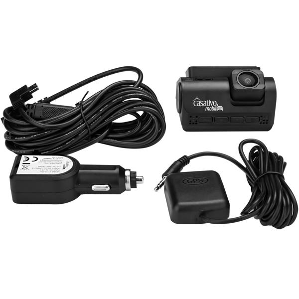 Dashcam 4K-UHD KFZ mit GPS, Autokamera -  Nachtsicht in Farbe, Sony Farbsensor, G-Sensor, WDR Wide Dynamic Range, WLAN & App, FarbDisplay, 140°