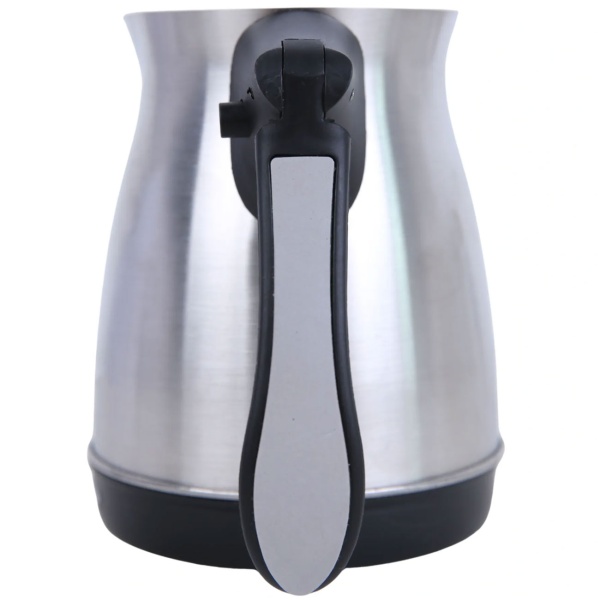 Elektrische türkische Kaffeemaschine 600 W, 0,5 L Mokkakanne aus Edelstahl, 360° Sockel, klappbarer Griff, Abschaltautomatik, Cezve elektrisch