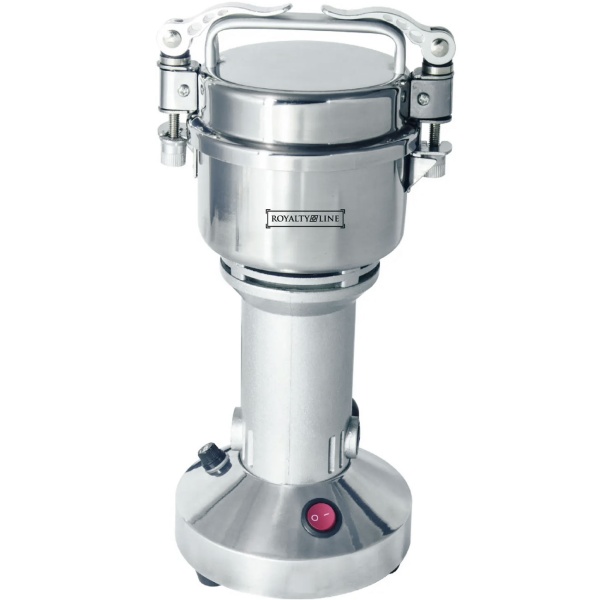 Elektrische Getreidemühle 850 W aus Edelstahl, 150 g, 28.000 U/min, 6 Klingen, für Mehl, Gewürze, Kaffee & Kräuter, mit Sicherheitsdeckel