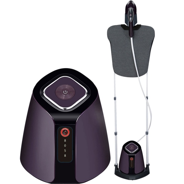 Dampfglätter mit flexibler Bügelstation 2500 W, drehbares Bügelbrett, Teleskopstange, 1,2 L Wassertank, Keramiksohle, 7 Temperaturstufen, 3 Dampfstufen