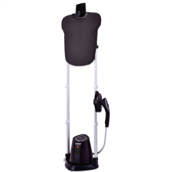 Dampfglätter mit flexibler Bügelstation 2500 W, drehbares Bügelbrett, Teleskopstange, 1,2 L Wassertank, Keramiksohle, 7 Temperaturstufen, 3 Dampfstufen