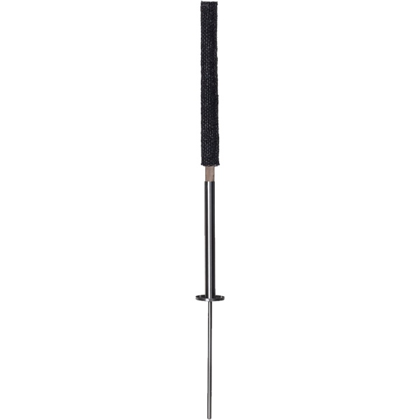 Fackelhalter Edelstahl 10er Set mit Erdspiess, rostfreie Fackelhalterung für Gartenfackeln und Wachsfackeln, mit Tropfteller, für Garten und Events
