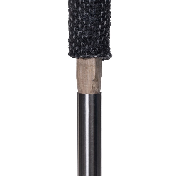 Fackelhalter Edelstahl 10er Set mit Erdspiess, rostfreie Fackelhalterung für Gartenfackeln und Wachsfackeln, mit Tropfteller, für Garten und Events