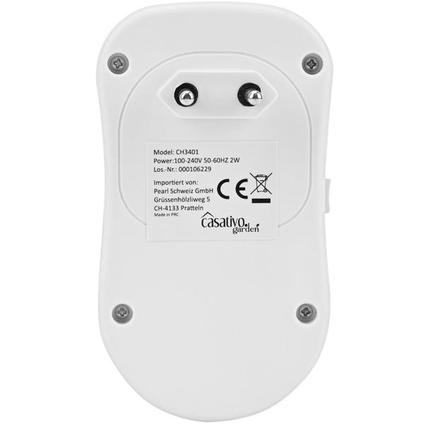 2er-Set  3in1 Ultraschall Insektenvertreiber, Ionen Luftreiniger und PIR Sensor Nachtlicht, praktisch für die Steckdose, bis zu 30 qm, 3 Kontroll LEDs