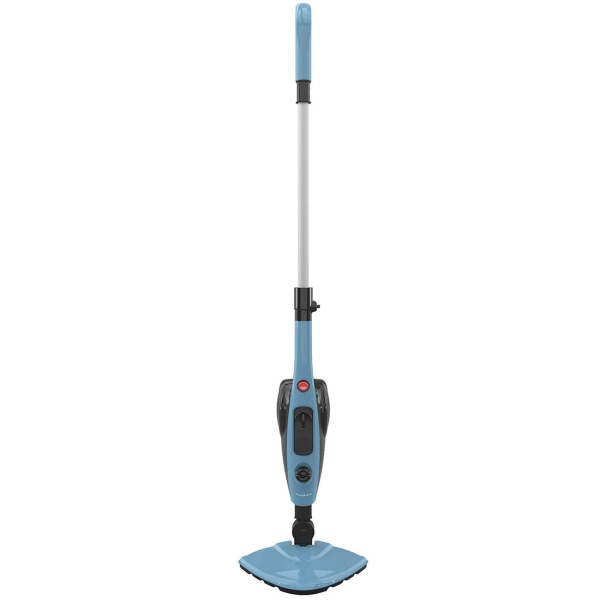 Dampfreiniger Dampfmopp 1500 W mit Zubehörset, Dampfbesen mit 550 ml Wassertank, 110 °C Dampf, schwenkbarem Dreieckskopf und 5 m Kabel für alle Böden