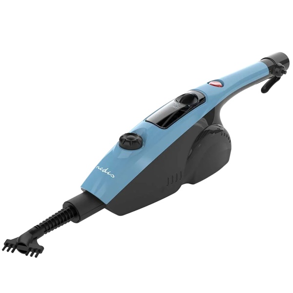 Dampfreiniger Dampfmopp 1500 W mit Zubehörset, Dampfbesen mit 550 ml Wassertank, 110 °C Dampf, schwenkbarem Dreieckskopf und 5 m Kabel für alle Böden