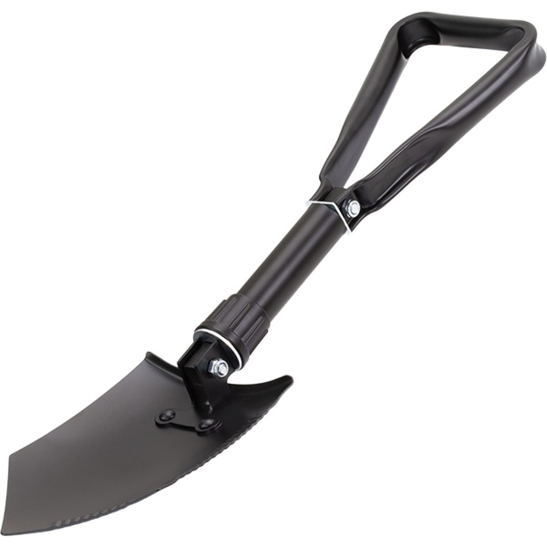 Robuster Klappspaten mit Sägezahnung & Tasche – Vielseitige Feldschaufel aus Kohlenstoff-Stahl für Camping, Outdoor & Garten 