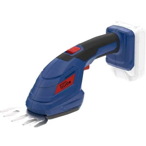 Akku Grasschere und Strauchschere 18V Set mit Harke, Rasenkantenschere 100 mm, Heckenschere 200 mm, 3in1 Gartenschere ohne Akku und Ladegerät