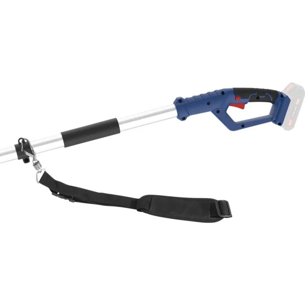 Akku Hochentaster 18V Teleskop Astsäge bis 2,49 m, Akku Kettensäge für Äste mit 24 cm Schwert, Kettenschmierung, Schnellspanner, ohne Akku