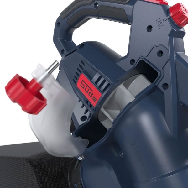 Akku Laubsauger 36V mit Häcksler, Laubbläser und Laubsauger 3 in 1 mit Turbo, 45 l Fangsack, Rollen und Schultergurt, ohne Akku und Ladegerät