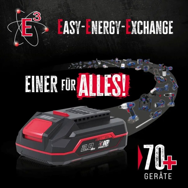 Akku 18V 4,0 Ah Li-Ion Ersatzakku 72 Wh, leistungsstarker Wechselakku für Akkuwerkzeug und Akku Gartengeräte, lange Laufzeit, ohne Ladegerät