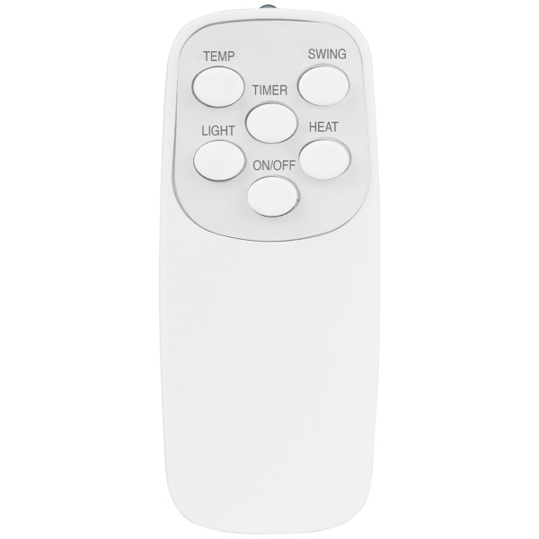 Heizlüfter ohne Rotor 2000 W, rotorloser PTC Keramik Heizlüfter mit Fernbedienung, Thermostat, 45° Oszillation, Timer und Ambientelicht, silber