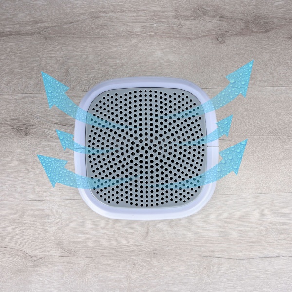 Luftentfeuchter elektrisch klein 800 ml, leiser Mini Luftentfeuchter für Schlafzimmer, Bad, Keller, Ankleide und Wohnwagen, bis 330 ml pro Tag, 22,5 W