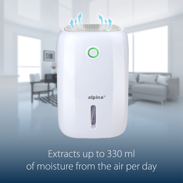 Luftentfeuchter elektrisch klein 800 ml, leiser Mini Luftentfeuchter für Schlafzimmer, Bad, Keller, Ankleide und Wohnwagen, bis 330 ml pro Tag, 22,5 W