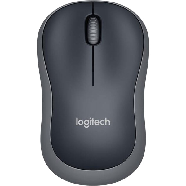 Kabellose Maus Logitech M185 in Grau mit Nano USB-Empfänger, kompakte Funkmaus für Laptop und Computer, 12 Monate Laufzeit, inkl. AA-Batterie