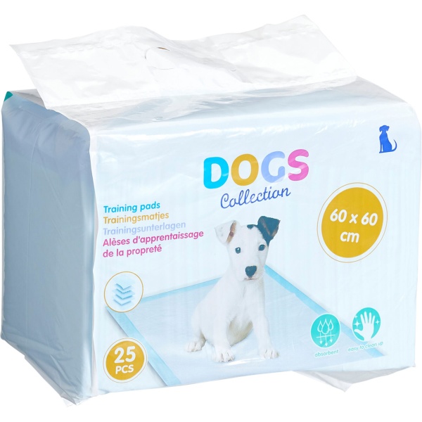 Saugstarke Trainingspads für Haustiere 25 Stück, 60x60 cm – Welpen Unterlagen & Hygiene Unterlagen für Hunde & Katzen zur Stubenreinheit