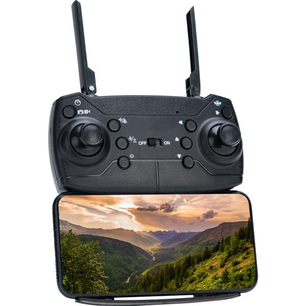 Quadrocopter-Drohne, HD Kamera, FPV, Live View per App, 6 Achsen Gyroskop, faltbar, OpticalFlow, Headless Steuerung, für Erwachsene und Kinder