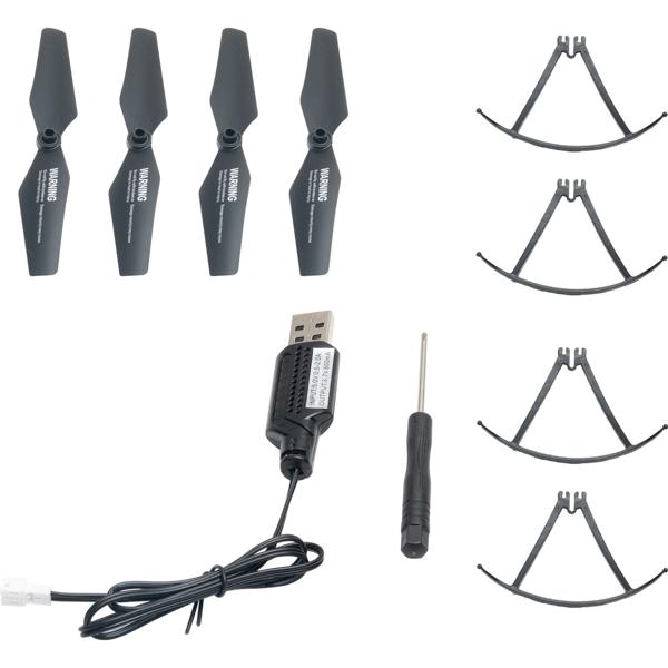 Quadrocopter-Drohne, HD Kamera, FPV, Live View per App, 6 Achsen Gyroskop, faltbar, OpticalFlow, Headless Steuerung, für Erwachsene und Kinder