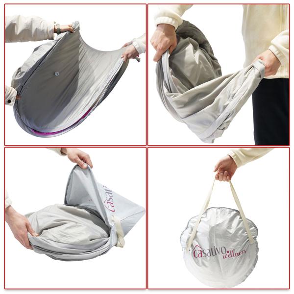 Wellnessoase für Zuhause – Mobile Sauna & Dampfbad (1000W) mit Fernbedienung & Timer – Entspannung pur auf Knopfdruck