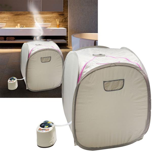 Wellnessoase für Zuhause – Mobile Sauna & Dampfbad (1000W) mit Fernbedienung & Timer – Entspannung pur auf Knopfdruck