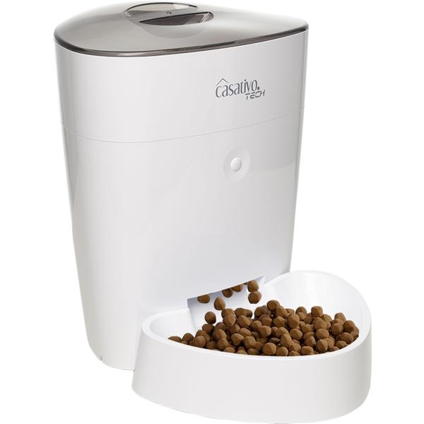 Smarter Futterspender, WLAN und App zur Steuerung, 4 Liter, für Hunde & Katzen, 1-10 Mahlzeiten am Tag, Napf abnehmbar und leicht zu Reinigen