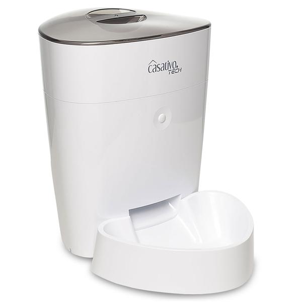 Smarter Futterspender, WLAN und App zur Steuerung, 4 Liter, für Hunde & Katzen, 1-10 Mahlzeiten am Tag, Napf abnehmbar und leicht zu Reinigen