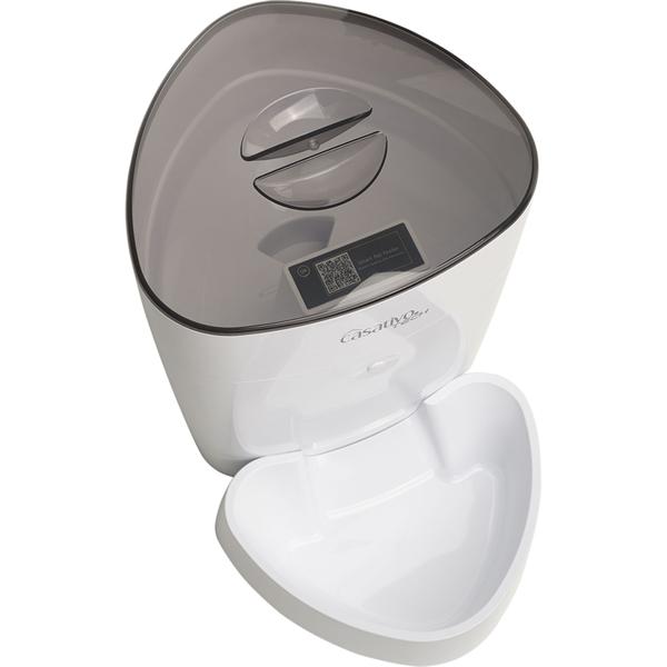 Smarter Futterspender, WLAN und App zur Steuerung, 4 Liter, für Hunde & Katzen, 1-10 Mahlzeiten am Tag, Napf abnehmbar und leicht zu Reinigen