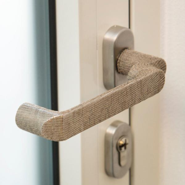 4er-Set Türgriffüberzug mit Silber- und Kupferlegierung - Antiviral & antibakteriell, für optimale Hygiene – langlebiger Schutz, edles Design